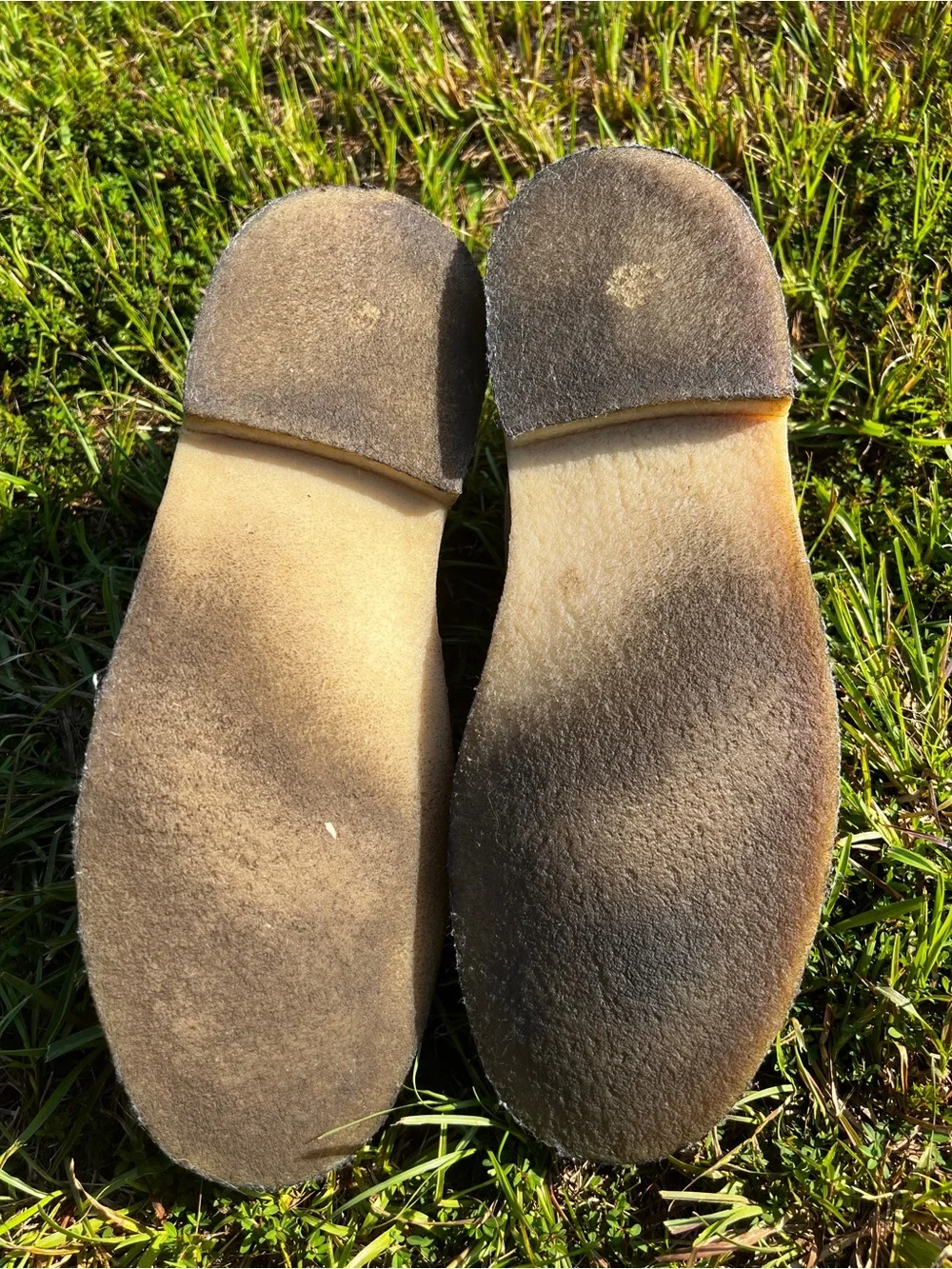 Clarks clean lightly